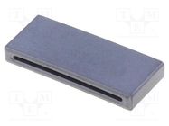 Core: ferrite; for flat cable; 27Ω; A: 23.8mm; B: 3.2mm; C: 15mm RICHCO