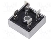 Bridge rectifier: single-phase; Urmax: 600V; If: 15A; Ifsm: 300A DC COMPONENTS