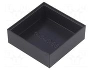 Enclosure: designed for potting; X: 40mm; Y: 40mm; Z: 13mm; ABS GAINTA