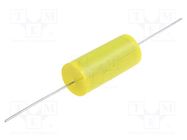 Capacitor: polypropylene; 0.1uF; Ø10x25mm; THT; ±5%; -55÷100°C Jb Capacitors