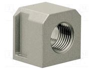 Piping adapter; Thread: G 3/8"; inside SMC