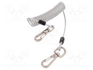 Coiled wire; for working at height; Lmax: 1.7m; Ø: 1.5mm BAHCO