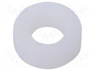 Spacer sleeve; cylindrical; polystyrene; L: 3mm; Øout: 10mm ESSENTRA