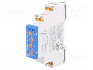 Voltage monitoring relay; 12/24VAC,230VAC; 12VDC,24VDC,230VDC DOBRY CZAS