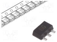 Transistor: NPN; bipolar; 60V; 1A; 1W; SOT89 DIODES INCORPORATED