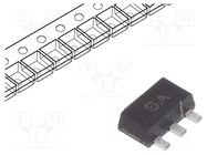 Transistor: NPN; bipolar; 45V; 1A; 1W; SOT89 DIODES INCORPORATED