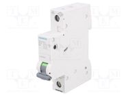 Circuit breaker; 230VAC; Inom: 6A; Poles: 1; for DIN rail mounting SIEMENS