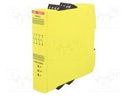 Module: safety relay; 24VDC; for DIN rail mounting; SENTRY; IP20 ABB