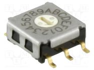 Encoding switch; HEX/BCD; Pos: 16; SMT; Rcont max: 200mΩ; 1.96Ncm OMRON Electronic Components