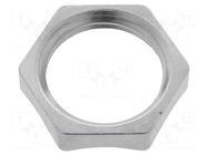 Nut; with earthing; M16; brass; Thk: 3.5mm; Spanner: 19mm; Pitch: 1.5 LAPP