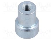 Magnet: permanent; neodymium; H: 4.5mm; 13N; Ø: 8mm; steel ELESA+GANTER