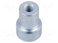 Magnet: permanent; neodymium; 13N; Ø: 8mm; H: 11.5mm; steel ELESA+GANTER