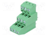 PCB terminal block; angled 90°; 3.81mm; ways: 9; on PCBs; 1mm2 DEGSON ELECTRONICS