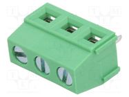 PCB terminal block; angled 90°; 5.08mm; ways: 3; on PCBs; 1.5mm2 DEGSON ELECTRONICS