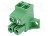 Pluggable terminal block; 10.16mm; ways: 2; angled 90°; socket DEGSON ELECTRONICS