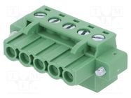 Pluggable terminal block; 5.08mm; ways: 5; straight; plug; female DEGSON ELECTRONICS