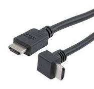 HDMI 2.1 CABLE, M/RA-DOWN-M, PVC, BLK, 3.0M 52AK0478