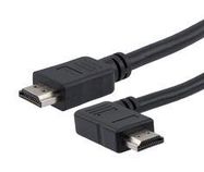 HDMI 2.1 CABLE, M/RA-RIGHT-M, PVC, BLK, 2.0M 52AK0485