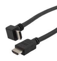 HDMI 2.1 CABLE, M/RA-DOWN-M, LSZH, BLK, 3.0M 52AK0505