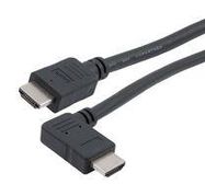 HDMI 2.1 CABLE, M/RA-LEFT-M, LSZH, BLK, 2.0M 52AK0508