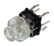 ILLUMINATED TACTILE SWITCH, SPST, 50mA, 12VDC