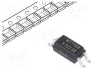 Optocoupler; SMD; Ch: 1; OUT: transistor; Uinsul: 3.75kV; Uce: 70V VISHAY