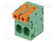 PCB terminal block; angled 90°; 10mm; ways: 2; on PCBs; 0.75÷16mm2 DEGSON ELECTRONICS