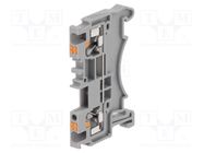 Splice terminal: rail; 0.2÷1.5mm2; ways: 1; terminals: 2; grey; DS DEGSON ELECTRONICS