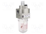 Lubricator; 6100l/min; max.10bar; bowl mat: polycarbonate; inside SMC