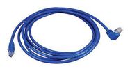 N/W CABLE, RJ45 PLUG-PLUG, 10FT, BLUE