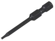 HEX BIT, TORX, T6X49MM, TOOL STEEL