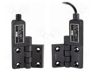 Safety switch: hinged; CFSQ; NC + NO; lead 5m; 190°; PIN: 4; IP67 ELESA+GANTER