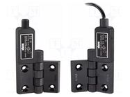 Safety switch: hinged; CFSQ; NC + NO; connector M12; 190°; PIN: 4 ELESA+GANTER