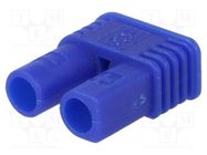 Connector: DC supply; plug; EC2; female; PIN: 2; for cable; blue; 15A AMASS