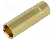 Connector: 4mm banana; socket; 32A; non-insulated; 0.45mΩ; 12AWG AMASS