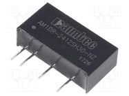 Converter: DC/DC; 1W; Uin: 22.8÷25.2V; Uout: 12VDC; Iout: 83mA; SIP7 AIMTEC