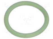 O-ring gasket; FPM; Thk: 1.5mm; Øint: 12mm; PG9; green; -40÷200°C 