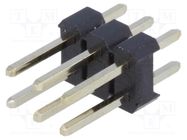 Connector: pin strips; pin header; male; PIN: 6; straight; 2.54mm CONNFLY