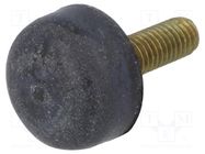 Screw fastened foot; H: 5.1mm; Thread len: 10.2mm; Thread: M3 ESSENTRA