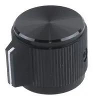 STRAIGHT KNURLED POINTER KNOB, 6.38MM