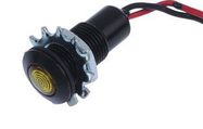 PANEL MOUNT INDICATOR, LED, 10.1MM, YELLOW, 1.9V