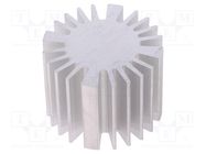 Heatsink; LED; Ø: 50mm; H: 37.5mm FISCHER ELEKTRONIK