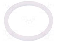 Gasket; polyetylene; Thk: 2mm; Øint: 32mm; Øout: 38mm; M32; -30÷70°C HUMMEL