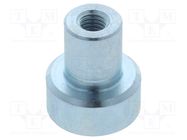 Magnet: permanent; neodymium; H: 4.5mm; 25N; Ø: 10mm; Thread len: 6mm ELESA+GANTER