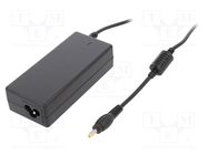 Power supply: switching; 20VDC; 2.25A; Out: 4,0/1,7; 45W; desktop AKYGA