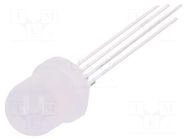 Programmable LED; 8mm; RGB; 1.8÷2.2/2.8÷3.1/2.9÷3.2VDC; -25÷80°C WORLDSEMI