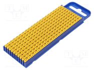 Markers; Marking: S; 2.8÷3.8mm; polyamide; yellow; -40÷85°C; WIC 