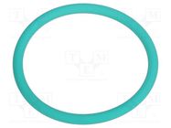 O-ring gasket; FPM; Thk: 1.5mm; Øint: 18mm; PG16; green; -40÷200°C 