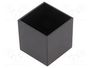 Enclosure: designed for potting; X: 25mm; Y: 25mm; Z: 25mm; ABS HAMMOND