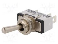 Switch: toggle; Pos: 2; SPDT; ON-ON; 15A/250VAC; 15A/12VDC; 600H APEM